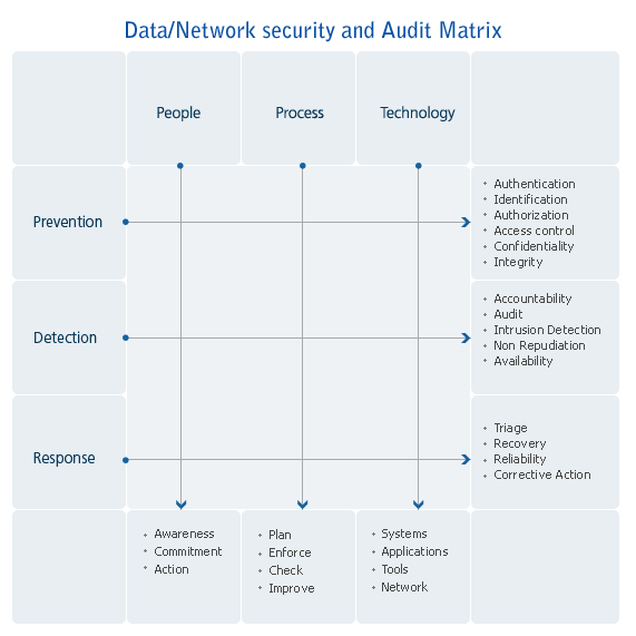 security and audit matrix