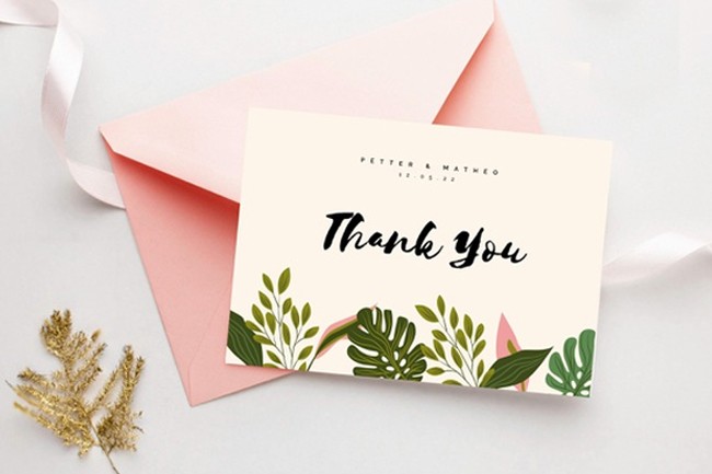 Outsource Thank You Card Design Services – USA, Europe